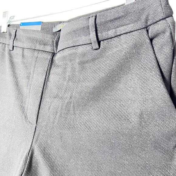 NWT Dalia Womens Black Straight-Leg Pull-On Pants Tummy Control Size L Pockets - Picture 5 of 12